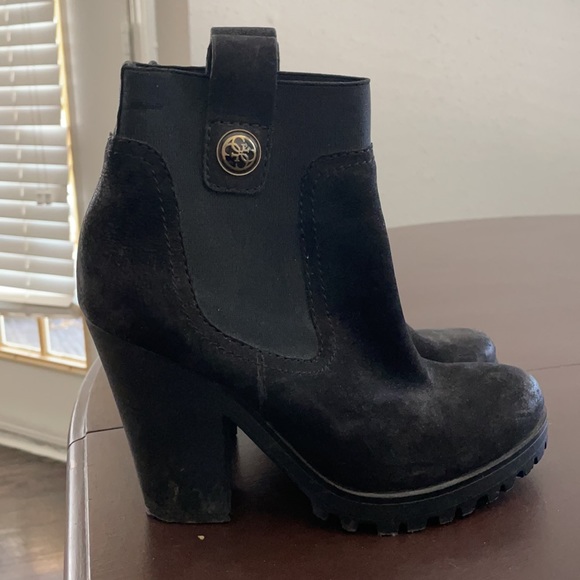 Guess Black Booties, Size 7.5 - Picture 2 of 2